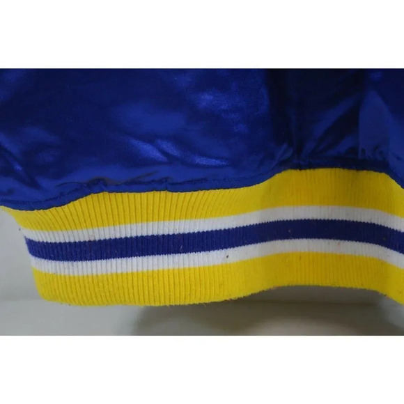 Mitchell &  Ness Golden State Warriors Satin Jacket Hardwood Classics 2XL Mens - Picture 7 of 8